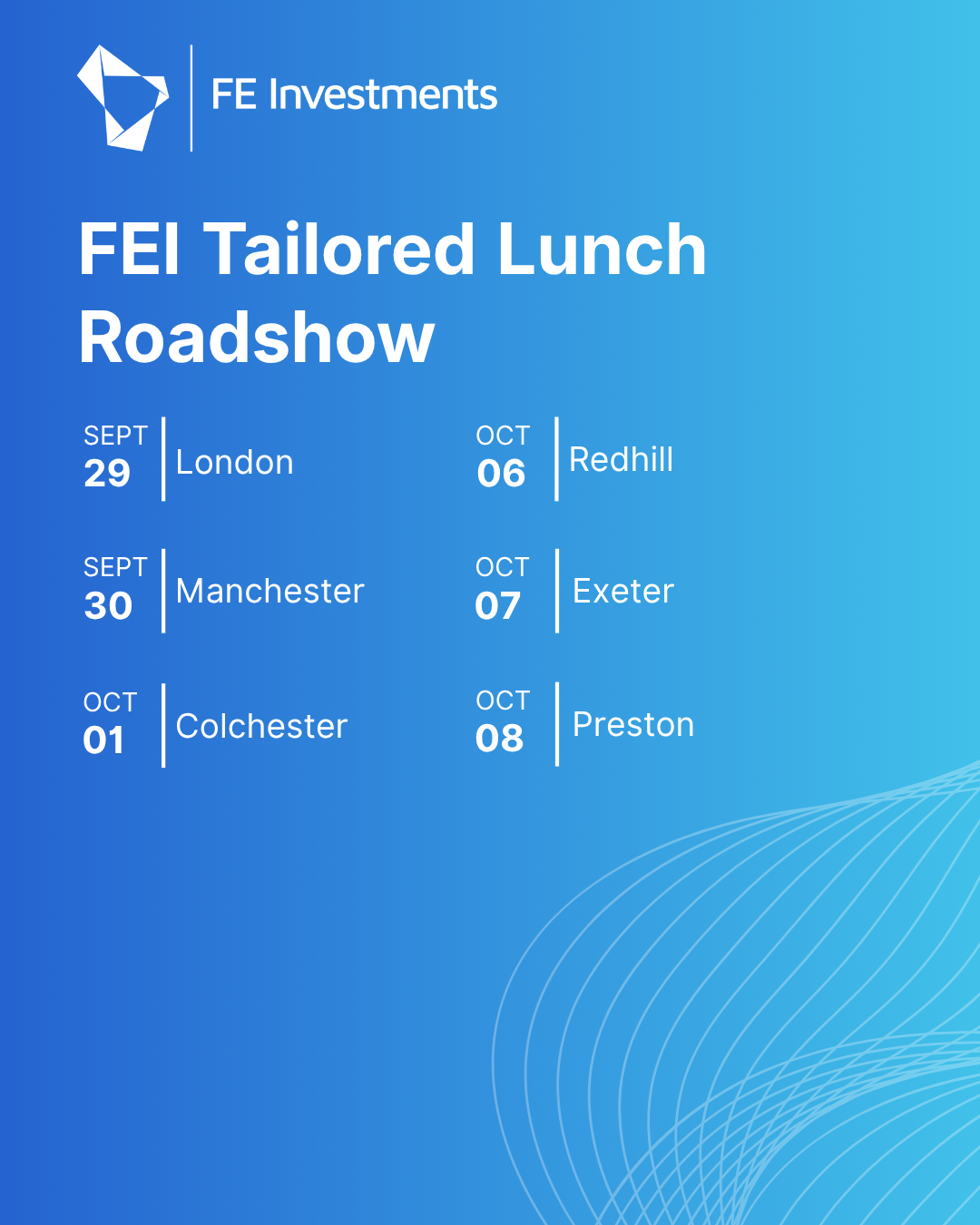 FEI Roadshows Q4