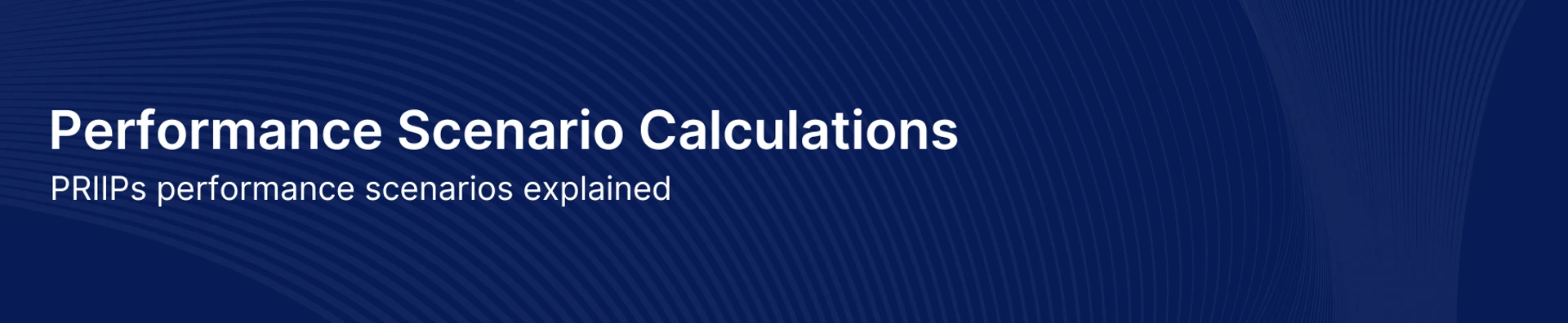 Performance Scenario Calculations Header Banner (1820 X 375 Px)