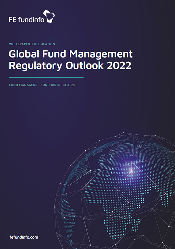 FE fundinfo Global Fund Management Regulatory Outlook 2022 Cover Page