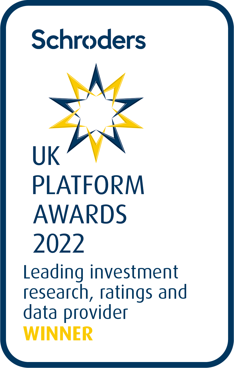 Schroders UK Platform Awards 2022)